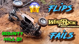 1,000hp Rock Bouncers Do Flips on Muddy Windrock Bounty Hill!