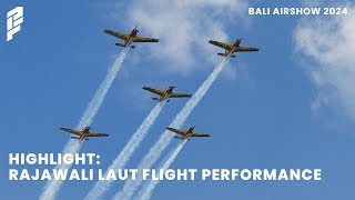 Beautiful Aerial Performance by Rajawali Laut Flight at Bali International Airshow 24