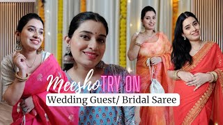 🌸 Meesho Trending Partywear Saree Try on Haul in Budget!!! 🌸