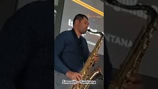 Smooth - Santana feat. Rob Thomas 🎷😎 #shorts #music #cover  #tenorsax #short