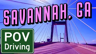 Savannah GA POV Drive | Talmadge Memorial Bridge