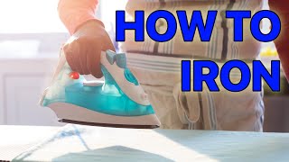 How to Iron a Shirt - Tutorial