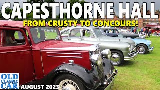 The CAPESTHORNE HALL Classic Car Show August 2023