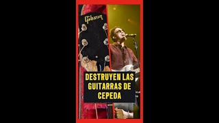 Destruyen las guitarras de cepeda