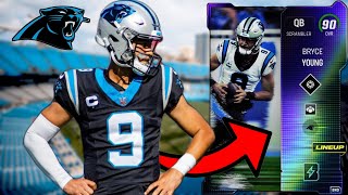 90 Bryce Young is a GUNSLINGER on the Panthers Theme Team! | Madden 24 Ultimate Team