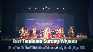 Tari Tamtama Sureng Wiguna di Dies Natalis Ke-60 Fakultas Bahasa, Seni, dan Budaya UNY