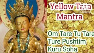 Yellow Tara Mantra(108 Times)/ Powerful Devi Mantra For Meditation/ Attract Luck Health Money n Love