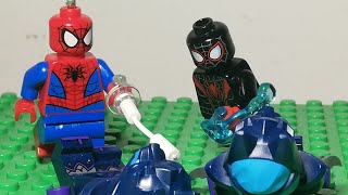 LEGO Ninjago X Marvel Spider-Men 🆚 Wolf Mask Warriors Part 2| Multiverse Collab@Thehalfbrainedbean