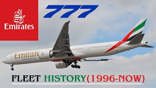 Emirates B777 Fleet History(1996-Now)