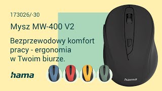 Mysz komputerowa Hama MW-400 V2" | 6-przycisków | USB | bezprzewodowa