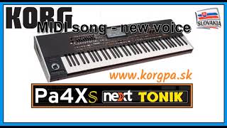 Radio Gaga@KORG Pa4Xs  MIDI demo and sound (cover Korg Pa4Xs)