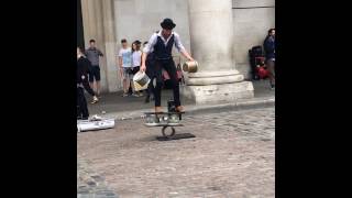 street performer at covent garden