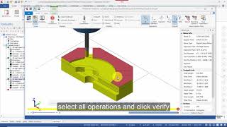 Mastercam 2019 Mill Essentials Training Tutorial 6 - 2D High Speed Peel Mill