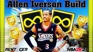 *NEW* Allen Iverson Build 2k21 Next Gen!!! Best Iso Shooting Guard Build!!! NBA 2k21 Next Gen!!!