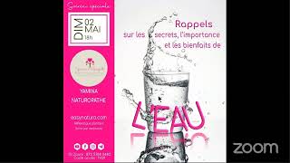 DARR AL QORAAN -  Rappels sur les secrets, l'importance et les bienfaits de l'eau par Yamina