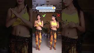 Bellydance technique hip lifts | Right and wrong with Simran #Beginners #online  #bellydance #india