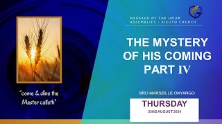 Thursday Fellowship Service |  22nd August 2024