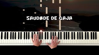 Saudade de Gaja Joep Beving Piano Tutorial Piano Cover