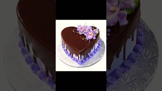 Chocolate Heart Cake Decorating Ideas #shorts #viral #cake #trending #ytshorts #shortsfeed