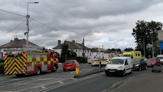 Clonmel Fire Station Alpha 2 & Gardai mobile to RTC in Clonmel