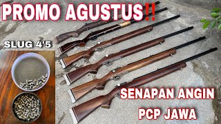 SLUG 4’5‼️SENAPAN ANGIN PCP JAWA PROMO AGUSTUS