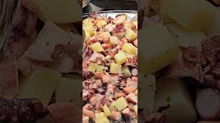 Insalata di totano e polpo con patate #food #asmr  #viral #shortsvideo #satisfying