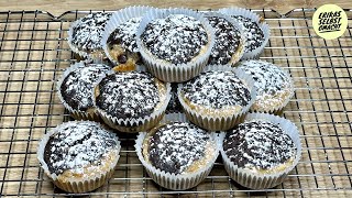 Schokoladen Muffins mit Mandeln | zum Teilen und zum selber essen