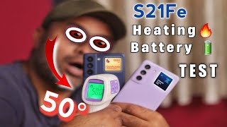 Samsung S21fe Snapdragon 888 vs Exynos2100 Heating Test & Battery Drain Test Confusion Clear 100%