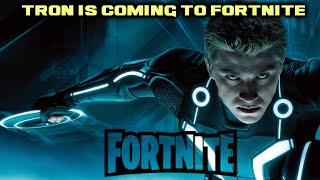 TRON IS COMING TO FORTNITE? - TRON MAP IN FORTNITE? TRON SKINS COMING TO FORTNITE? THE GRID MAP?