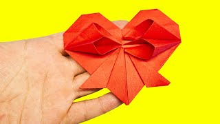 Cum se face inima de hartie origami.Tutorial Inimioara Norocoasa din Hartie. Artizanat din hatie