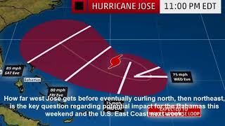 Hurricane Jose, a major Category 4 storm, is moving through the Caribbean with 130 mph winds