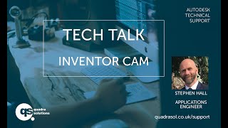 Tech Talk with Quadra - Inventor CAM - Partial Contour Selection | #InventorCAM #autodesk