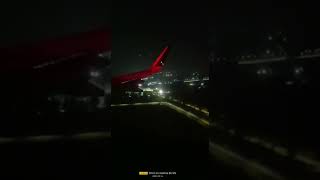 Plane Night Landing Shocking