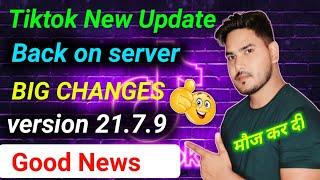 Tiktok New Update 😍 November 2021 🔥👌 Tiktok back in server