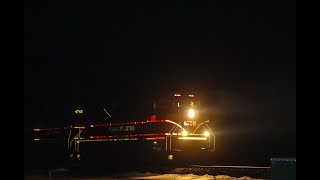 KCS 4185 leads mixed freight on Blair Sub (1/18/2021)