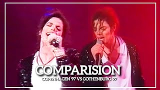 Michael Jackson — Billie Jean | Copenhagen '97 VS Gothenburg '97(Comparision)