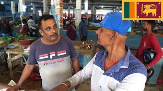 Fruits Vegetables Fish Market Batticaloa Sri Lanka