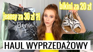 HAUL WYPRZEDAŻOWY 🛍 WIĘCEJ PEREŁEK !!! 🤩Bershka,H&M,Deezee