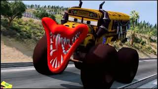 Epic Escape From 🔴 LIGHTNING MCQUEEN EATER -Coffin Dance Song (COVER)