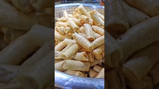 Deep fried vegetable spring roll at Bangkok Street Food Thailand