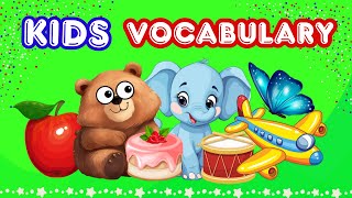 Fun Words That Start with A to F for Toddlers and Preschoolers | English Educational Video for kids