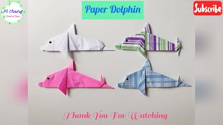 Dolphin | How to make a Paper Dolphin ? Origami Paper  Dolphin