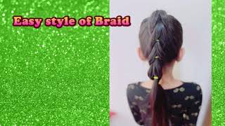 How to make a different style of Braid |For Beginners ||Easy and stylish Braid