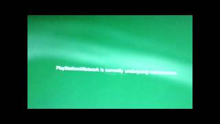 PS3 still under maintenance 25/4/2011 HD 1080p