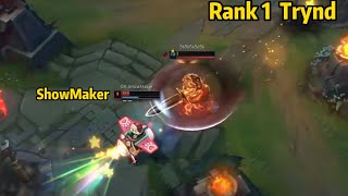 Rank 1 Tryndamere: He Destroyed DK ShowMaker with Tryndamere!