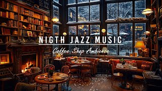 Relaxing Jazz Piano Music in Cozy Coffee Shop Ambience ☕ Smooth Jazz Instrumental Music for Sleeping