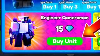 NEW UPDATE ENGINEER IS HERE! 😱 - Toilet Tower Defense