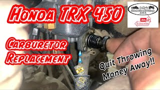 Honda Foreman TRX 450 Leaking Gas: How to Fix it!