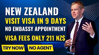 Golden Chance for New Zealand Tourist Visa for Indians [10,280 INR]