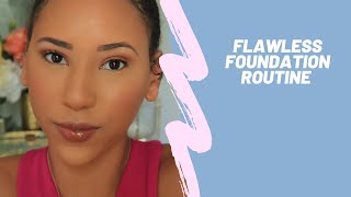 FLAWLESS FOUNDATION TUTORIAL|NARS FOUNDATION SHEER GLOW| FULL GLAM MAKEUP TUTORIAL| 2019